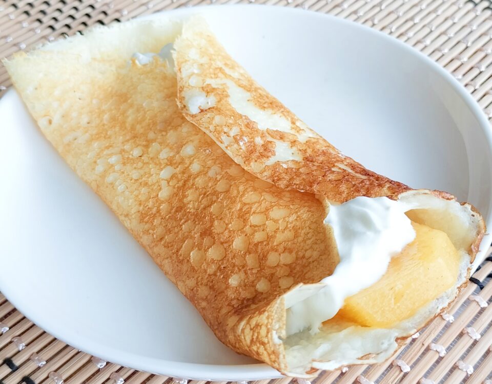 柿クレープ
