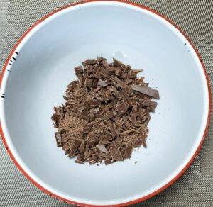 細かくした板チョコ