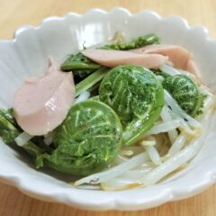 こごみの中華風おひたし